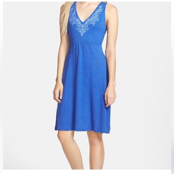 Tommy Bahama Dresses & Skirts - Tommy Bahama Seneca Cross Back‎ Dress Linen Size XS